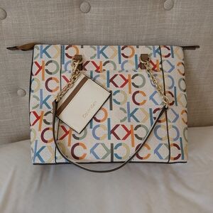 Calvin Klein Multicolor Logo Shoulder Bag